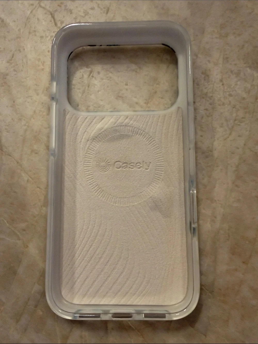 Blue Floral Protective Phone Case - White Background